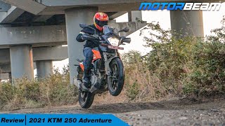 Why Should You Buy The KTM 250 Adventure  Review amp 0100 VBOX Test  MotorBeam [upl. by Toomay]