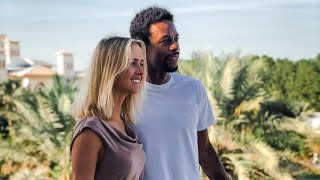 Love match Elina Svitolina and Gael Monfils “true love support each otherquot [upl. by Mohorva]