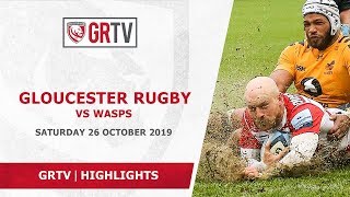 HIGHLIGHTS  Gloucester Rugby vs Wasps [upl. by Larsen]