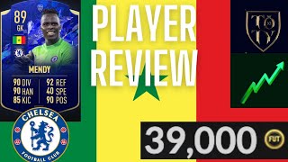 THE BEST GOALIE IN FIFA 22 TOTY HONORABLE MENTION 89 EDOUARD MENDY PLAYER REVIEW [upl. by Feledy700]