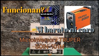 Microinversora TRUPER SOIN101M herramientas truper umboxing [upl. by Enaej473]