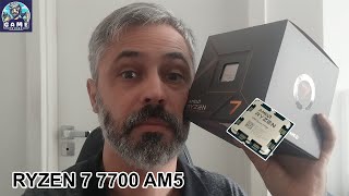 PROCESSADOR RYZEN 7 7700 AM5  AMD  REVIEW [upl. by Enitsuga]