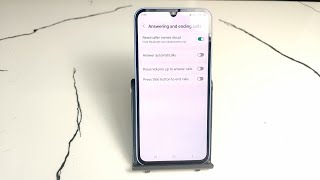 how to turn on off read caller names aloud on samsung galaxy a35 5g [upl. by Marmaduke]