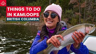 Our First time in Kamloops British Columbia Hiking Wildlife Food amp Fishing [upl. by Monetta]