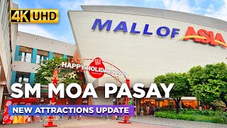 Tour at the NEW Attractions in SM MALL OF ASIA  Featuring the New GAME PARK and SKY GARDEN【4K】 [upl. by Armington]