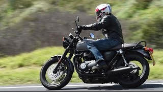 Triumph Bonneville T120 Review Road Test  Visordown Motorcycle Reviews [upl. by Novla]