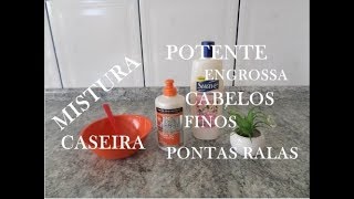 COMO POTENCIALIZAR SEU CONDICIONADOR E CREME PARA PENTEAR COM MISTURA CASEIRA CABELOS GROSSOS [upl. by Anitreb]