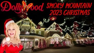 Dollywood Smoky Mountain Christmas 2023 Opening Day  Pigeon Forge TN [upl. by Meli45]