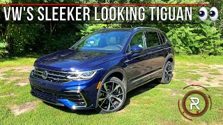 The 2022 Volkswagen Tiguan SEL RLine Is A Restyled Premium Looking Family SUV [upl. by Jdavie]