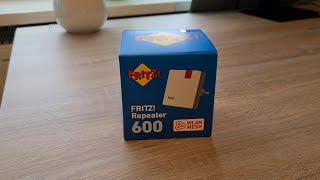 AVM FRITZRepeater 600 Распаковка Короткий обзор Повторитель WiFi сигнала Усилитель WiFi [upl. by Phylys118]