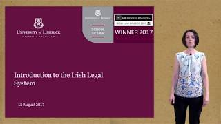 Lecture 1 The Irish legal system [upl. by Isabella174]