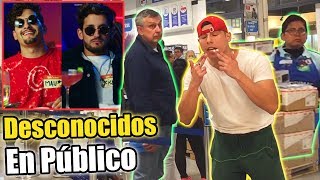 Desconocidos  Mau y Ricky Manuel Turizo Camilo  Parodia en público cantando [upl. by Eniamrehs]