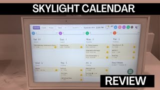 Life Changer for our Family Skylight Digital Calendar is Amazing organization [upl. by Namyaw]