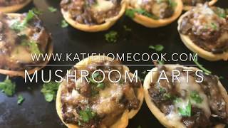 Delicious Mushroom Tart Canapé Recipe  Best Home Cook  Cheap Simple amp Delicious [upl. by Assyla]