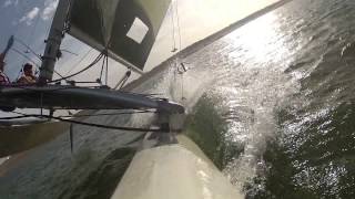 Cinco De Mayo Hobie Hull Flying [upl. by Ardnasela771]