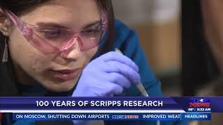 Scripps Research 100th Anniversary Previon KUSI Good Morning San Diego at 5 am [upl. by Eatnoj]