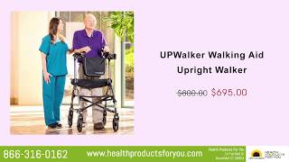 Benefits of using UPWalker Walking Aid  Upright Walker [upl. by Der]