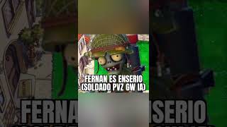 Fernan es enserio Soldado Pvz Gw IA pvzmemes plantsvszombiesgw2 plantsvszombiesmemes humor [upl. by Riane]