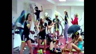 Handball players Inter Bratislava vs HARLEM SHAKE [upl. by Leinnad]