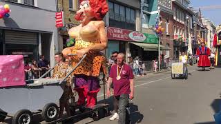 Carnavalstoet Willebroek 2019  reuzen Willebroek  Oostmalle  Steendorp  Rupelmonde [upl. by Hedy]