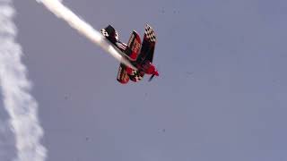 Warriors Over the Wasatch Hill AFB Airshow   Aerobatic Biplane Flyover [upl. by Hctub]