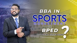 Everything About Sports Management  BBA Sports Management Or BPED  Inspiria Dept of Sports [upl. by Ettelra771]