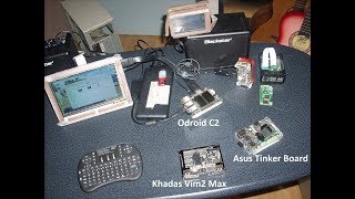 Khadas Vim2 Max vs Tinker Board vs Odroid C2 KdenliveBlender benchmark [upl. by Alimhaj273]