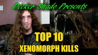 Top 10 Xenomorph Kills [upl. by Tenner161]