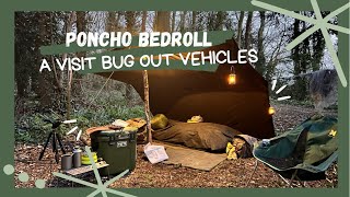 Poncho Canvas Bedroll Outhaus  Visit to Bug Out vehicle  Frying Pan Seasoning  Selection of Swag [upl. by Lebana]