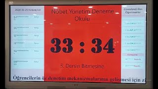 Dijital Pano  Nobetyonetimnet  Dijital Zaman Saati [upl. by Essilec]