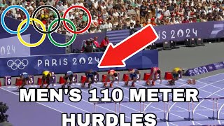 Men’s 110m hurdles heats Analysis Paris 2024 Olympic Games [upl. by Nale]