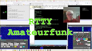 RTTY Nachrichten im Amateurfunk ► Kiwi SDR online ► fldigi Decoder [upl. by Nennahs320]