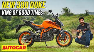 2024 KTM 390 Duke review  The king of good times  First Ride  Autocar India [upl. by Idnac]