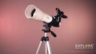 How To National Geographic 70MM Refracting Telescope with Case 80 50070 [upl. by Chaves]