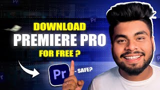 Download Premiere Pro 2023 for FREE🔥  Is it safe to use CRACKED Software [upl. by Munniks804]