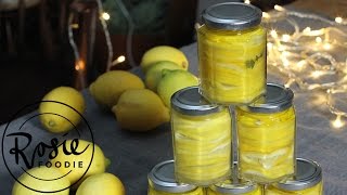 Unbelievably Easy Preserved Lemons  Rosie Foodie [upl. by Emoreg]