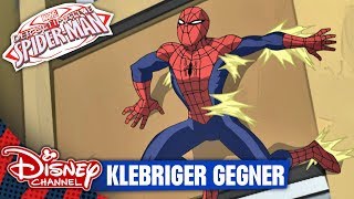 DER ULTIMATIVE SPIDERMAN  Clip Klebriger Gegner  Disney Channel [upl. by Sumerlin]