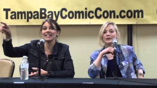 The Walking Dead Panel Featuring Emily Kinney amp Lauren Cohan [upl. by Aikenat]