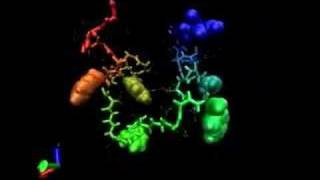 Protein Folding Simulation from Foldinghome [upl. by Nuzzi980]