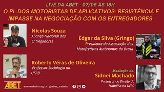 Live  O PL dos motoristas de aplicativos resistência e impasse na negociação com os entregadores [upl. by Buckie]