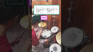 Double Kick Drumming Practice Tips drumlessons drumming drums [upl. by Simonne]