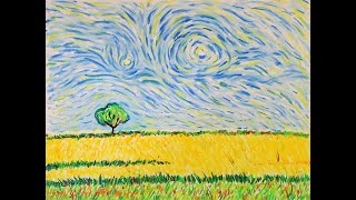 Post Impressionism Landscape Art [upl. by Nussbaum610]