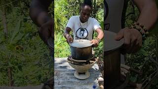 Breadfruit Horminy Corn Porridge food cooking howto foodshorts reelsfood foodie foryou [upl. by Anirbac]