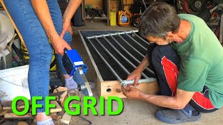 Solar water heater No controller and no pump Making and installing [upl. by Aninaig]