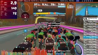 Zwift Racing League  stage 3  EMEA W div 1  Mighty Metropolitan [upl. by Ecinrev926]