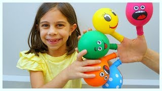 The Fingers Balloon Song  KLS Nursery Rhymes amp Kid Songs [upl. by Janus687]