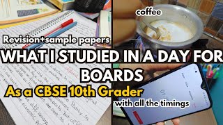 study with me for boards 20249 days to goas a CBSE 10th graderstudy [upl. by Hyde]