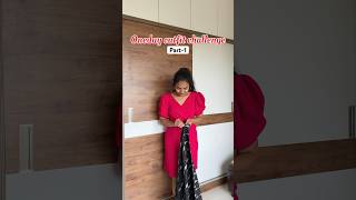 1 day outfit challenge 001😍❤️part1tamilvoiceover stitching fashiondesigner tamilvlog fashion [upl. by Mathi]