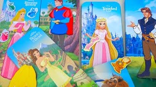 Disney Princesses Magnet Dress Up Dolls Game  Rapunzel Cinderella  Toys and Dolls Fun for Kids [upl. by Joana]