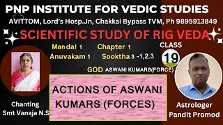 SCIENTIFIC STUDY OF RIGVEDAClass 19 Mandal1 Chapter1 Sooktha 3123Actions of ASWANI KUMARS [upl. by Nahtanha]